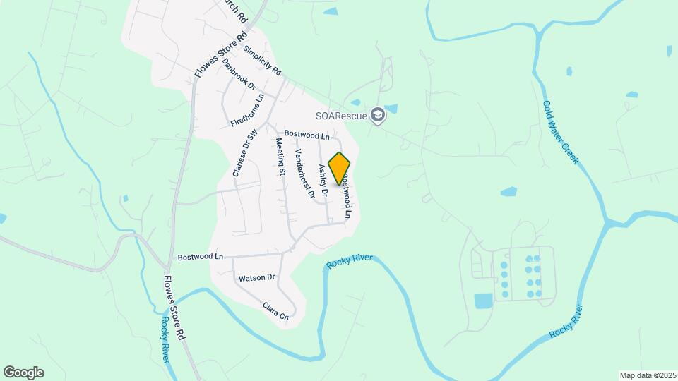 1225 Bostwood Ln Map and Location Details