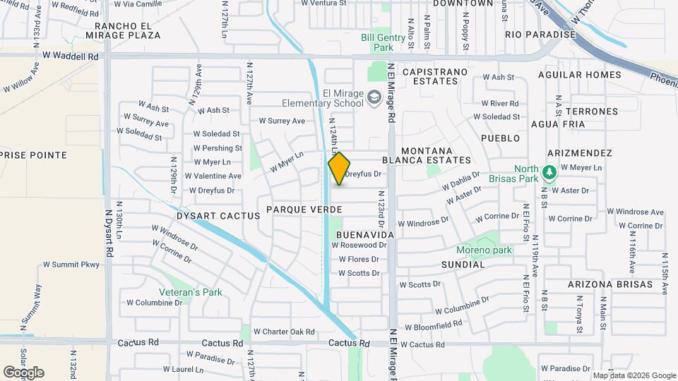 12425 W Sweetwater Ave Mapa y Detalles de la Ubicación