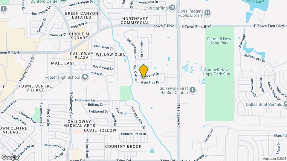 315 Rain Tree Dr Map and Location Details