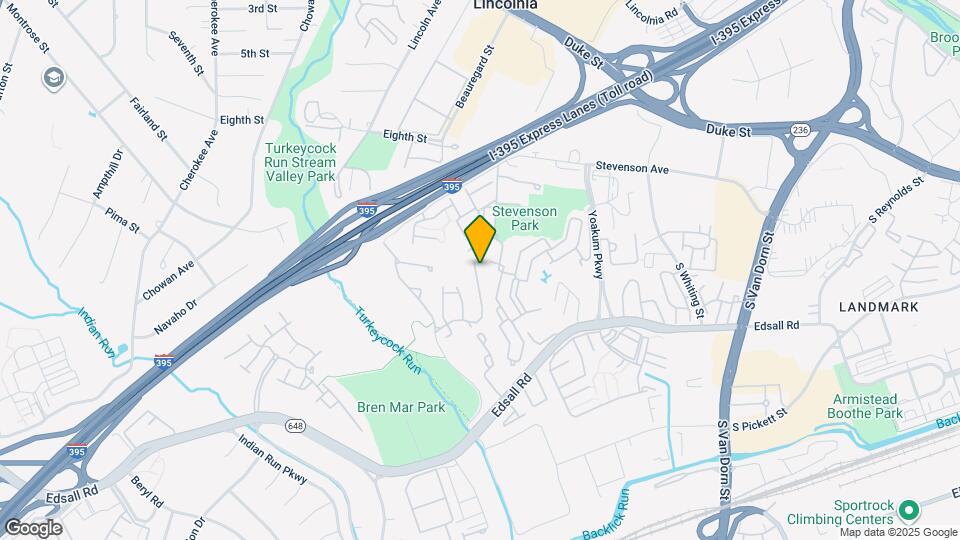 6215 Split Creek Ln Map and Location Details