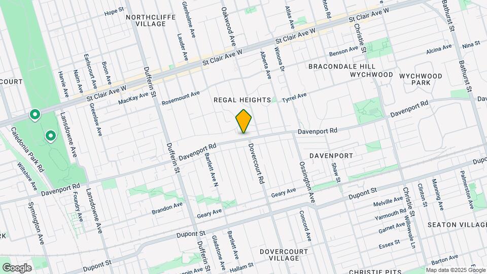 1250 Davenport Rd Map and Location Details