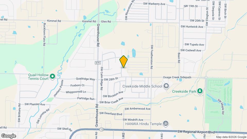 2705 SW Glenn Ridge Rd Map and Location Details