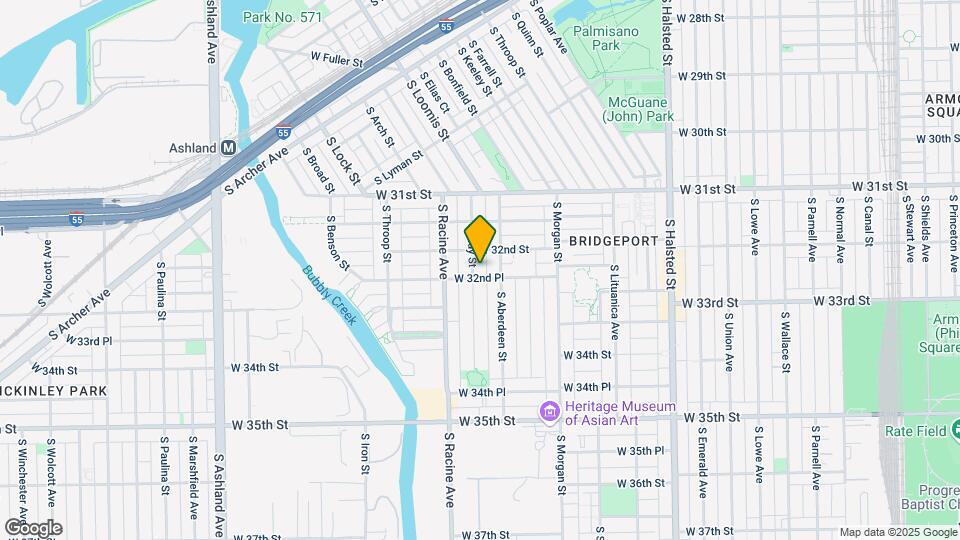 3221 S May St Map and Location Details