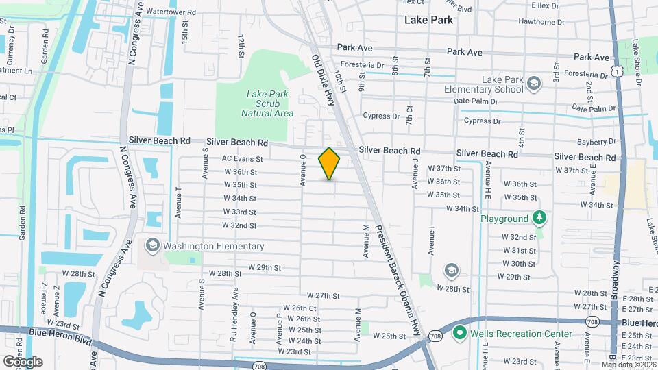 1217 W 36th St Map and Location Details