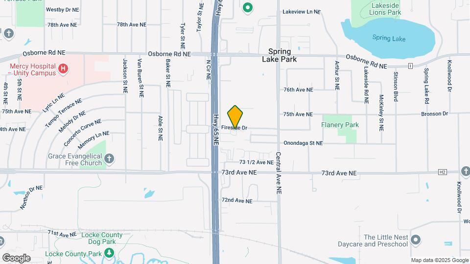 1130 Onondaga Way Map and Location Details