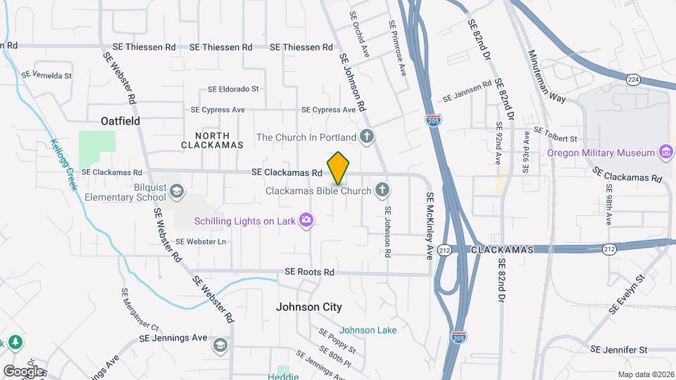 15560 SE Thorville Ave Map and Location Details