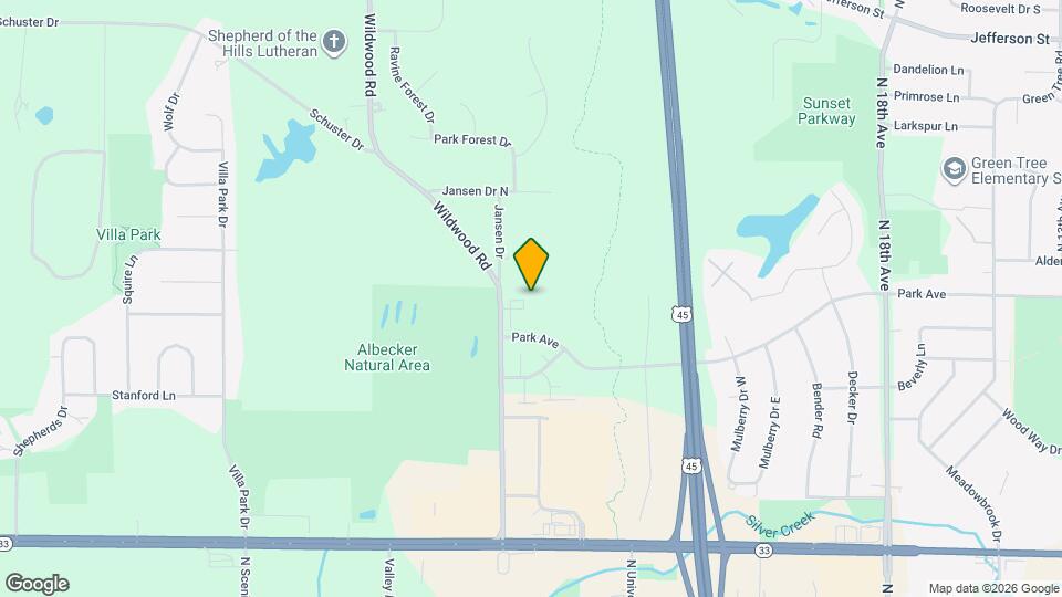 Park Avenue Apartments Map and Location Details