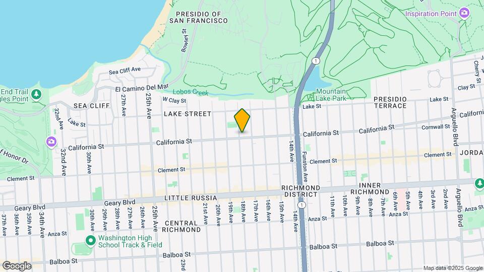 5540 California St Map and Location Details
