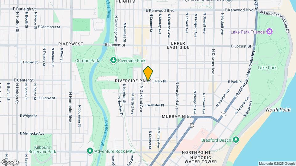 1827 E Park Pl Mapa y Detalles de la Ubicación