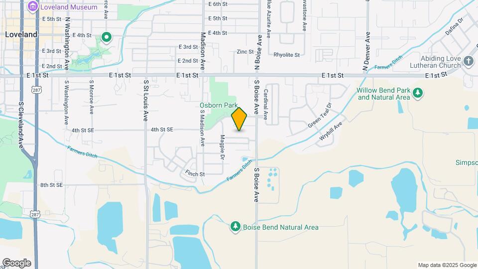 1509 Chickadee St Map and Location Details