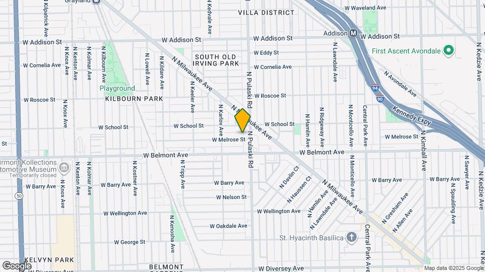 4022 W Melrose St Mapa y Detalles de la Ubicación