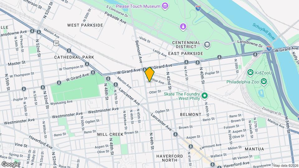 1014 N Pallas St Map and Location Details