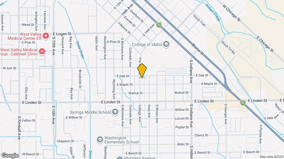 2205 College Ave, Unit 102 Map and Location Details