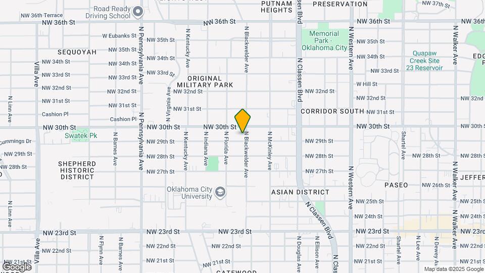 1605 NW 29th St Map and Location Details