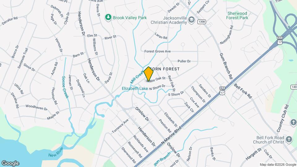 16 White Oak St Map and Location Details