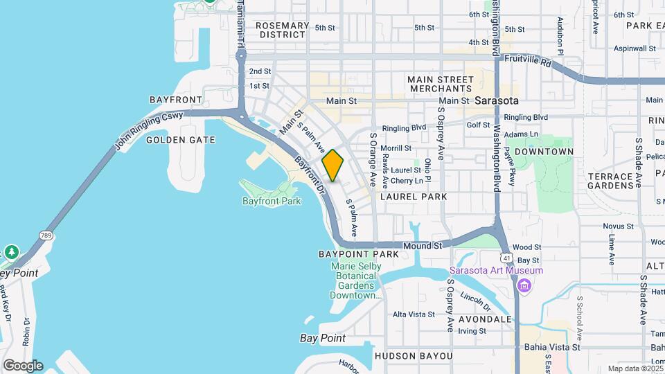 435 S Gulfstream Ave Map and Location Details