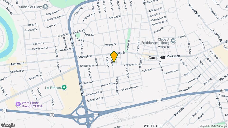 41 S 27th St Map and Location Details