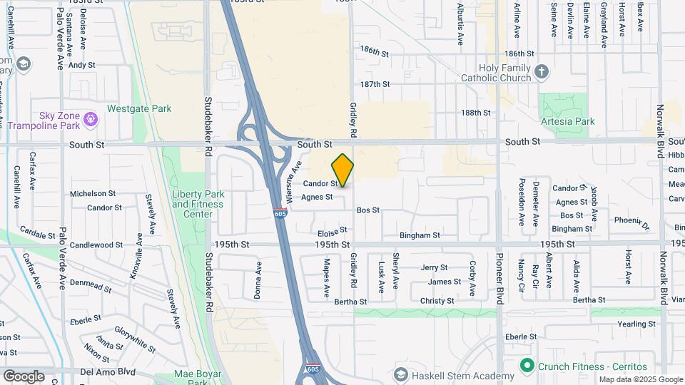 11353 Agnes St Map and Location Details