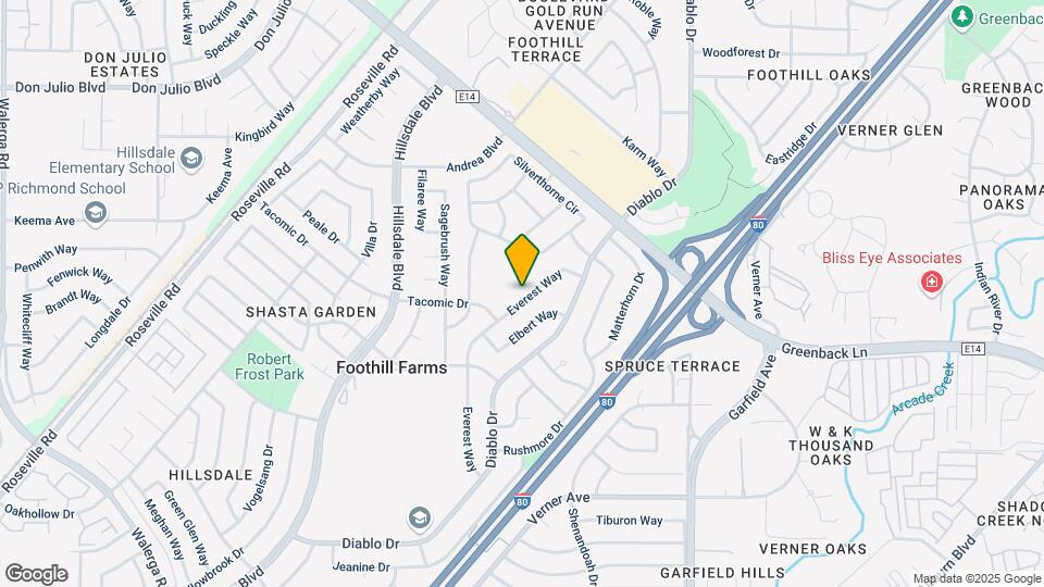 6423 Everest Way Map and Location Details