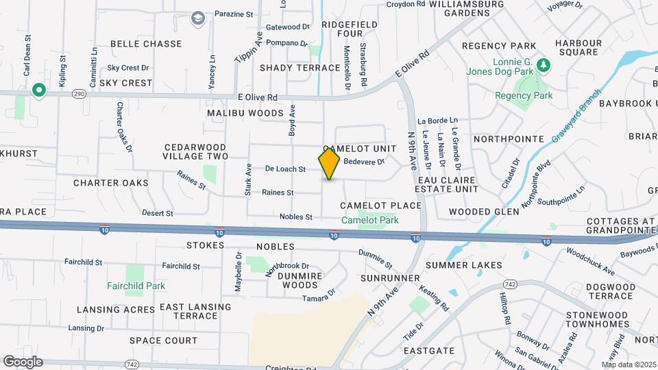 3821 Collingswood Rd Map and Location Details