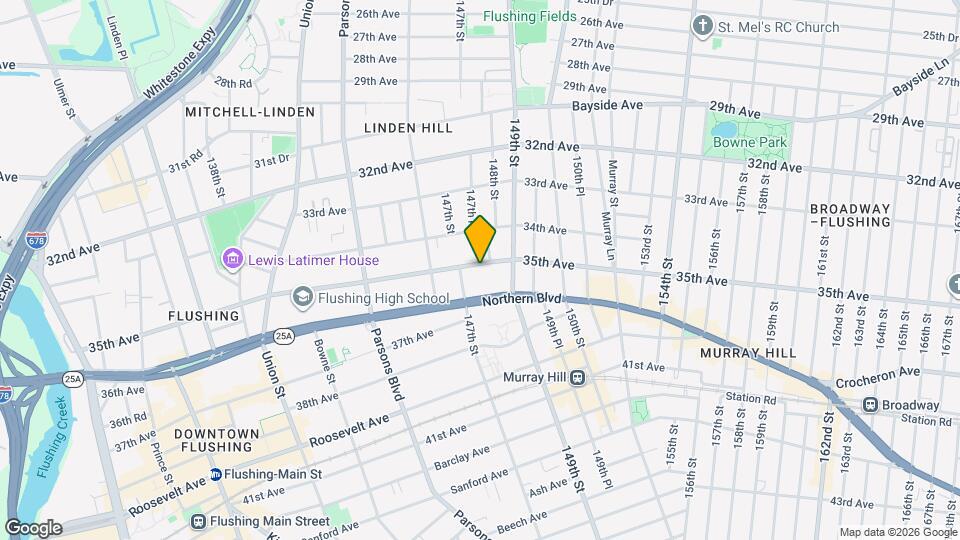 147-20-147-35 35th Ave Map and Location Details