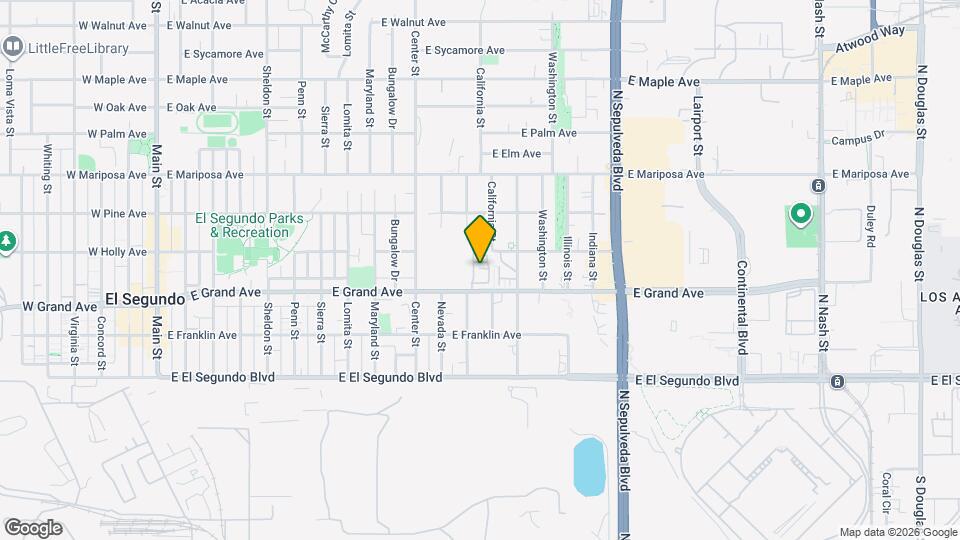 1357 E Grand Ave Mapa y Detalles de la Ubicación