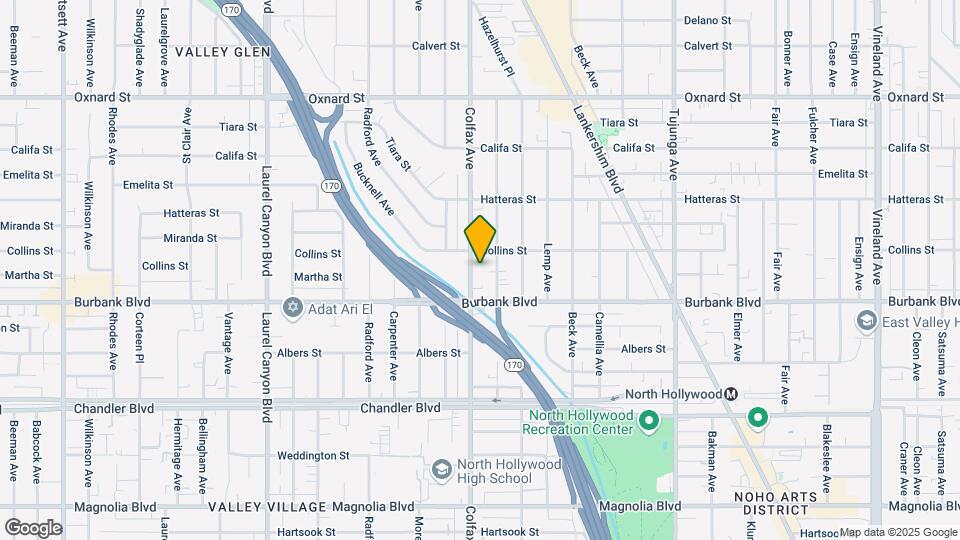 5638 Colfax Ave Map and Location Details