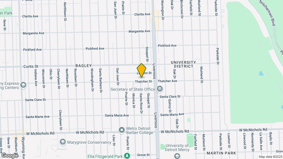 7042 Thatcher St, Unit 1 Map and Location Details