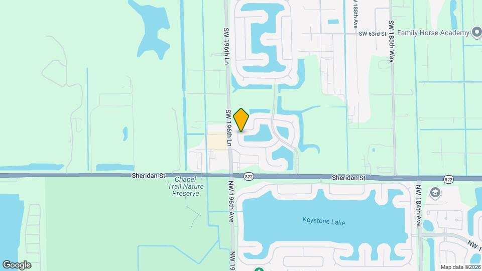 6744 SW 195th Ave Map and Location Details