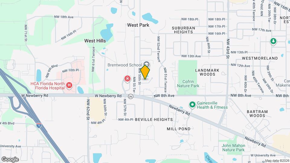 5416 NW 9th Ln Map and Location Details