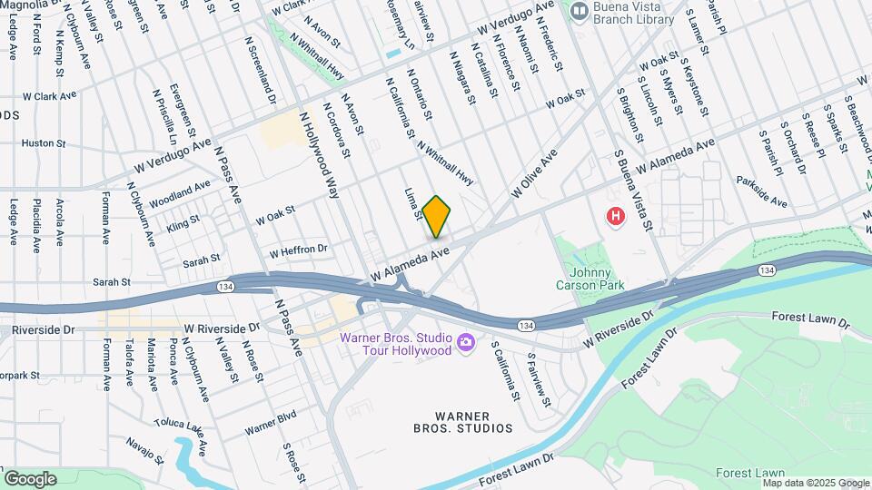 3317 W Alameda Ave Mapa y Detalles de la Ubicación