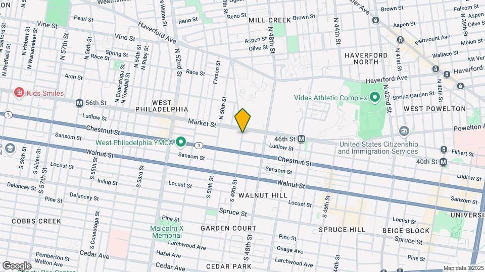 225 S 49th St Map and Location Details