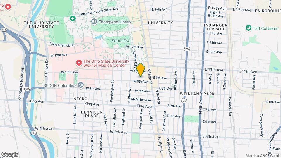 58 W 9th Ave Mapa y Detalles de la Ubicación