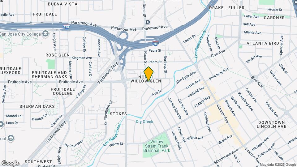 958 Cherry Ave Map and Location Details