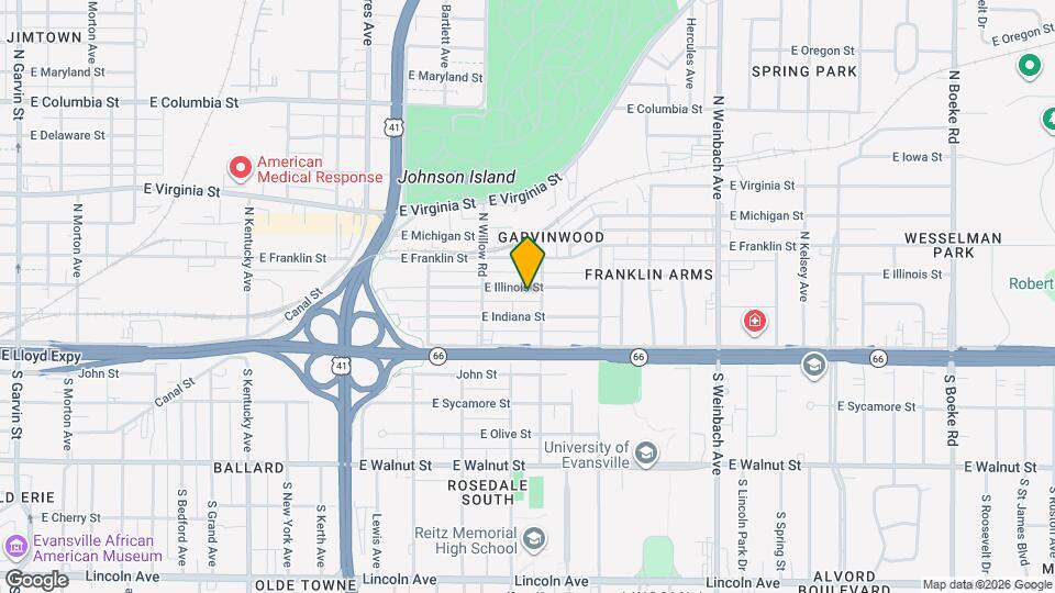 1509 E Illinois St Mapa y Detalles de la Ubicación