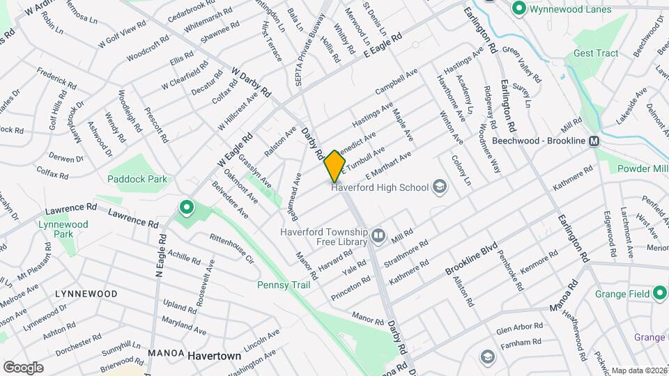 1908 Darby Rd Map and Location Details