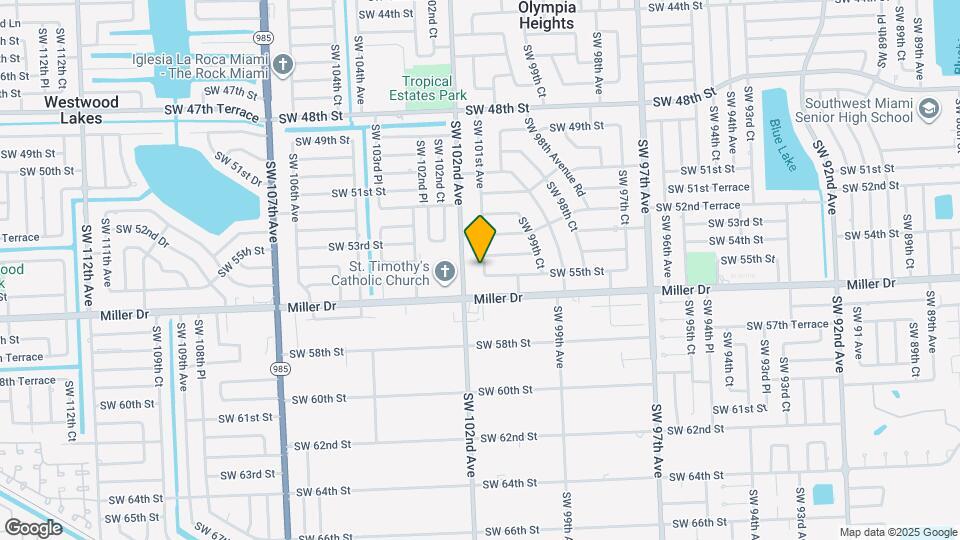 5440 SW 101st Ave Map and Location Details