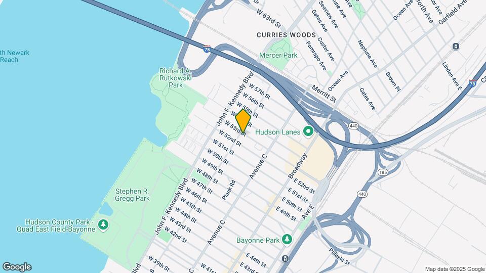 106 W 53rd Street Map and Location Details