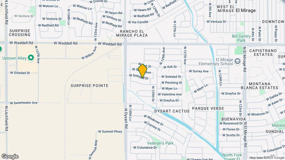 12931 W Soledad St Map and Location Details