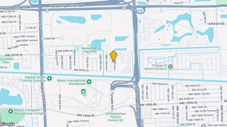 20510 NW 17th Ave Map and Location Details