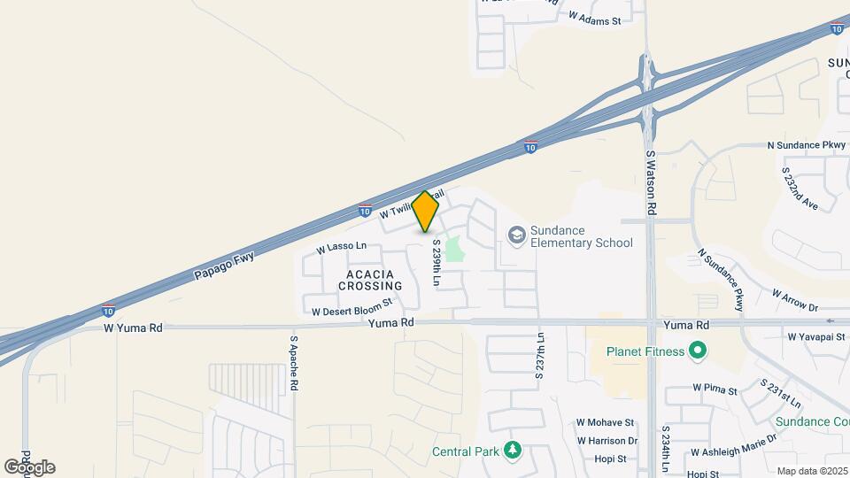 24002 W Lasso Ln Map and Location Details