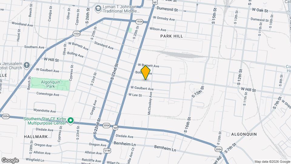 1768 W Hill St Map and Location Details