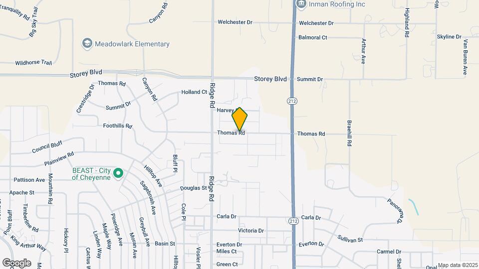 3601 Thomas Rd Map and Location Details