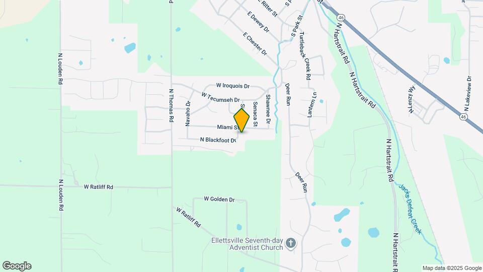 1915 N Blackfoot Dr Map and Location Details