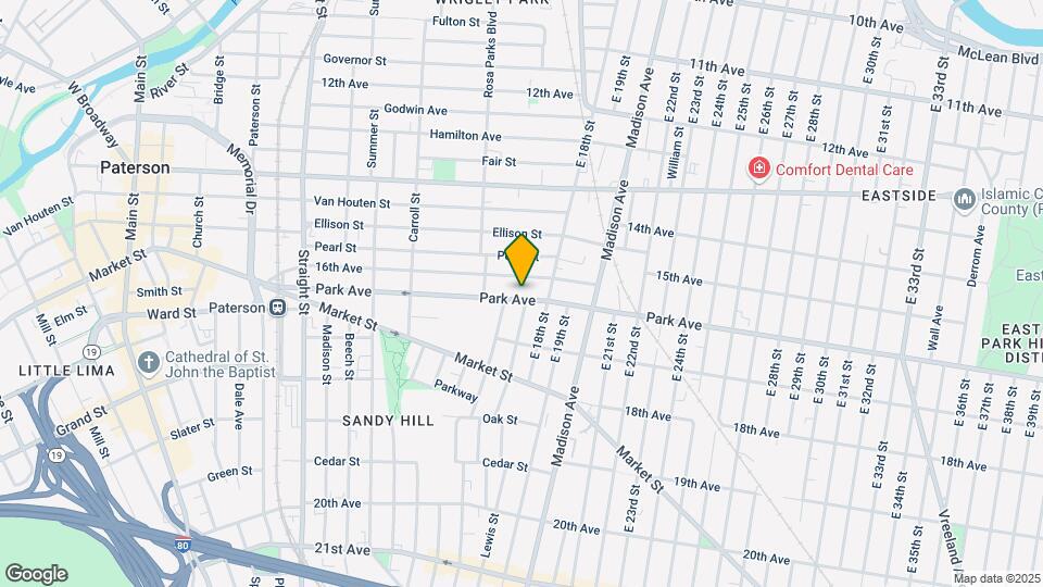 197 Park Ave Mapa y Detalles de la Ubicación