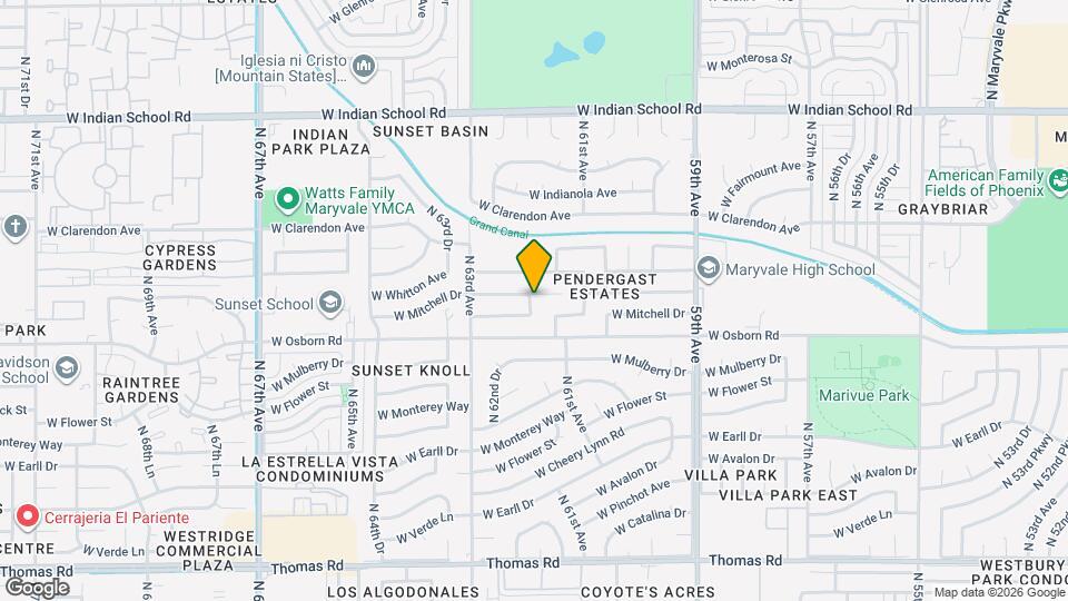 3527 N 61st Dr Map and Location Details