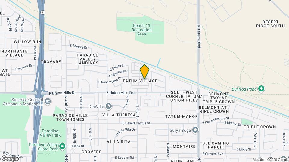 4382 E Selena Dr Map and Location Details