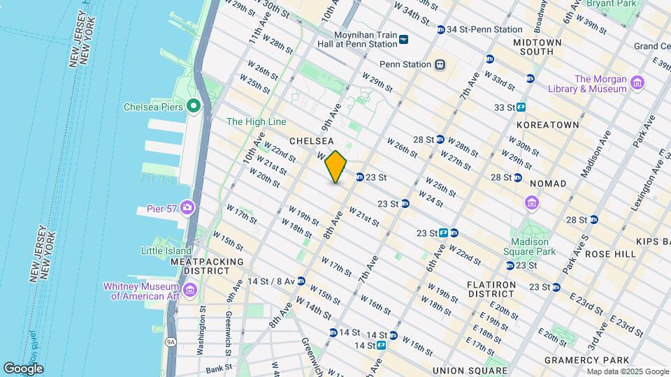 316 W 22nd St Mapa y Detalles de la Ubicación