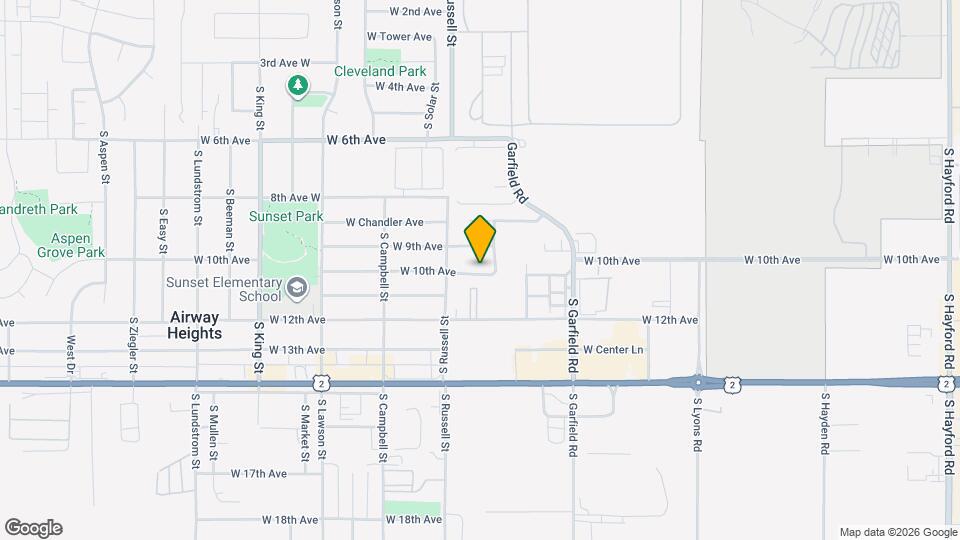 12222 W 10th Ave Map and Location Details