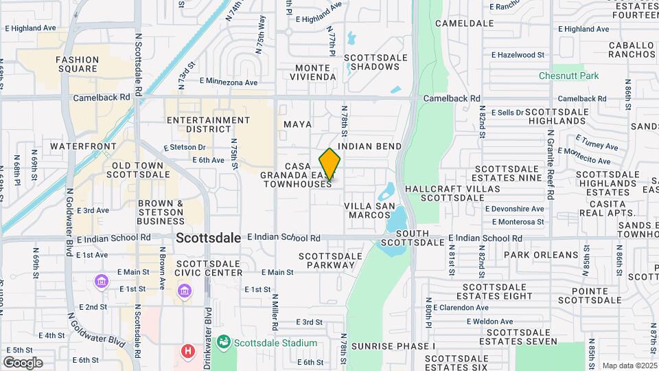 7740 E Heatherbrae Ave Map and Location Details